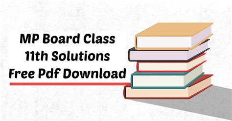 class 11 mp board books pdf
